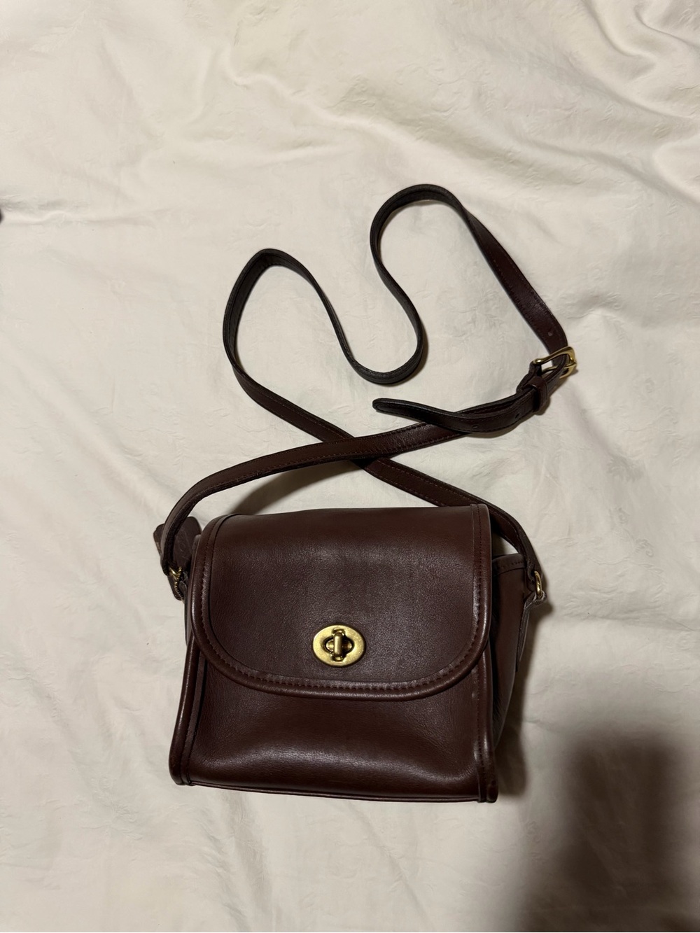 Vintage Coach Emmie Dark Brown